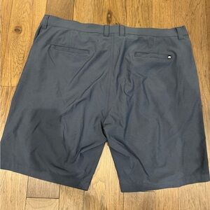 Travis Mathew Men's Flat Front Shorts - Navy Blue